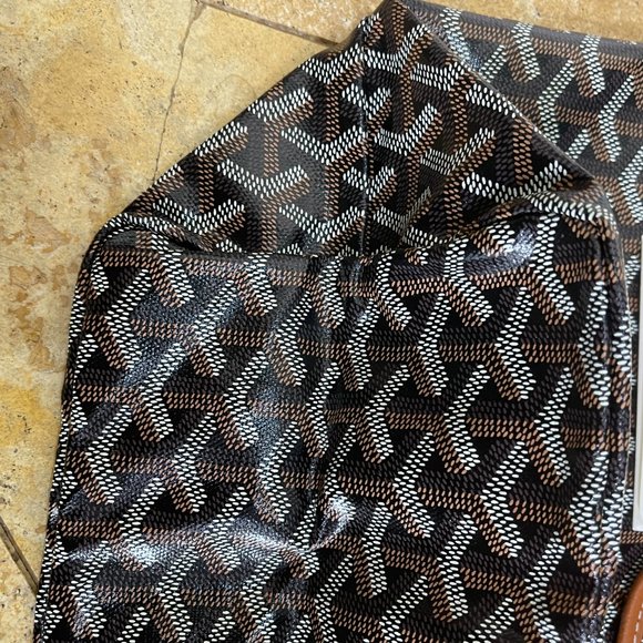 New Goyard St. Louis PM Tote - Black/Tan - Small Size - Picture 9 of 10